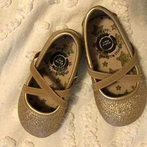 Livie & Luca - Gold Glitter Ballet Flat